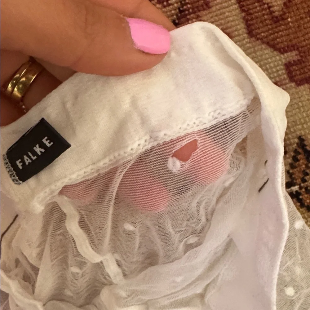 FALKE Dot Tight in White small